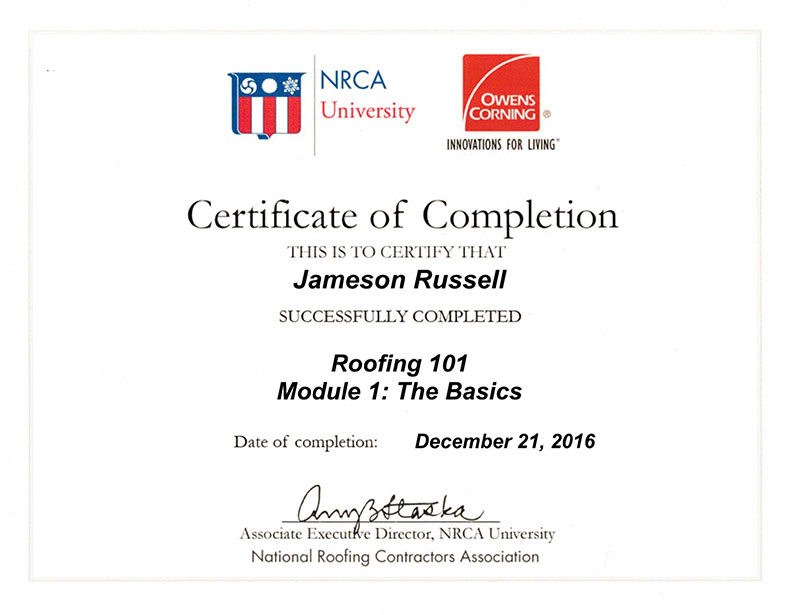 National Roofing Contractors